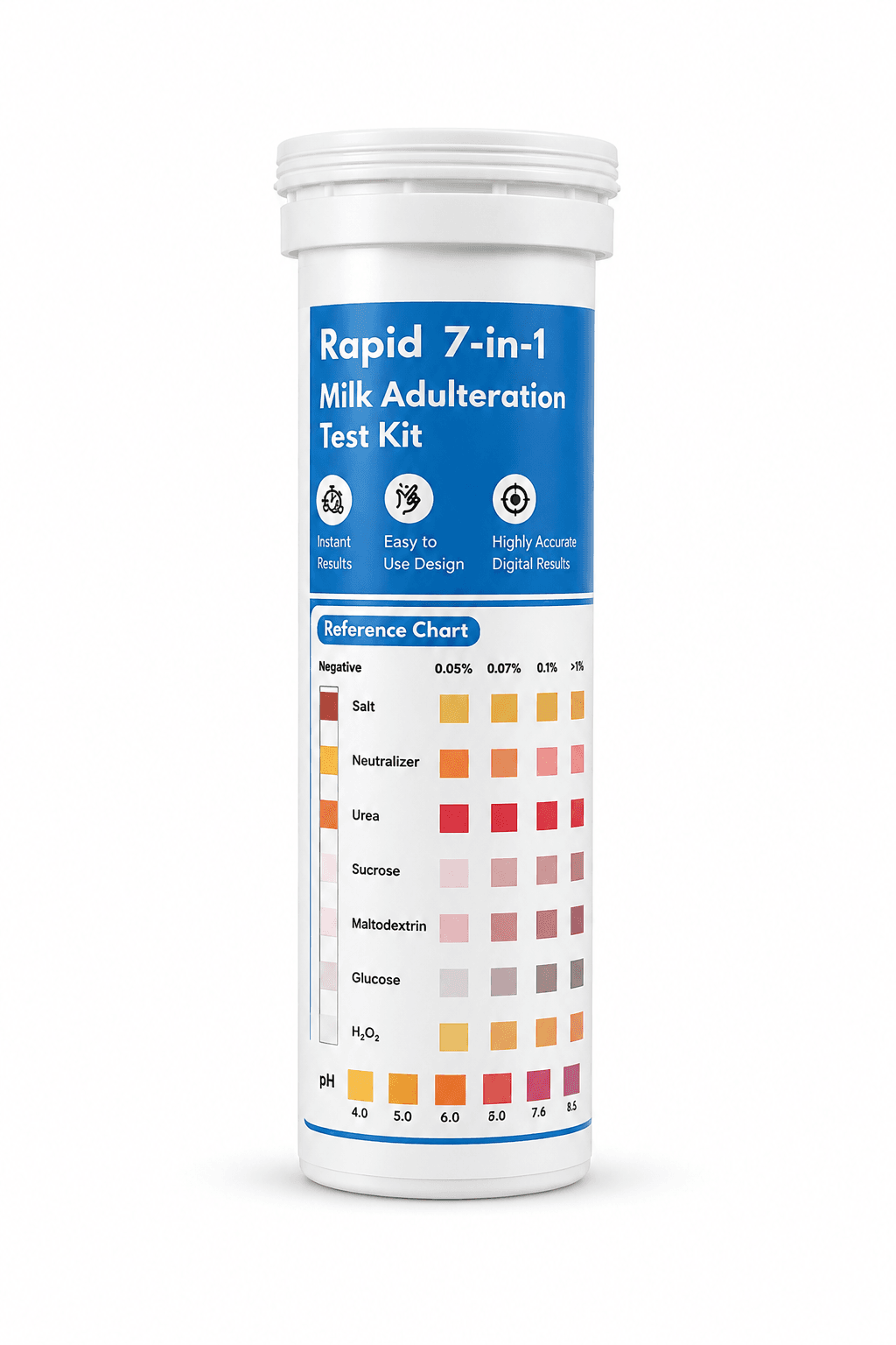MilkTrak Rapid 7-in-1 test kit